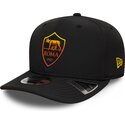 lippikset-kaareva-musta-snapback-9seventy-stretch-snap-repreve-associazione-sportiva-roma-serie-a-new-era