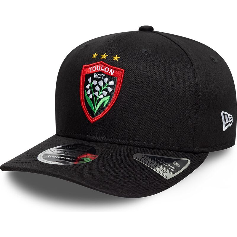 lippikset-kaareva-musta-snapback-9seventy-stretch-snap-lily-rugby-club-toulonnais-french-rugby-federation-ffr-new-era