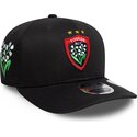 lippikset-kaareva-musta-snapback-9seventy-stretch-snap-lily-rugby-club-toulonnais-french-rugby-federation-ffr-new-era
