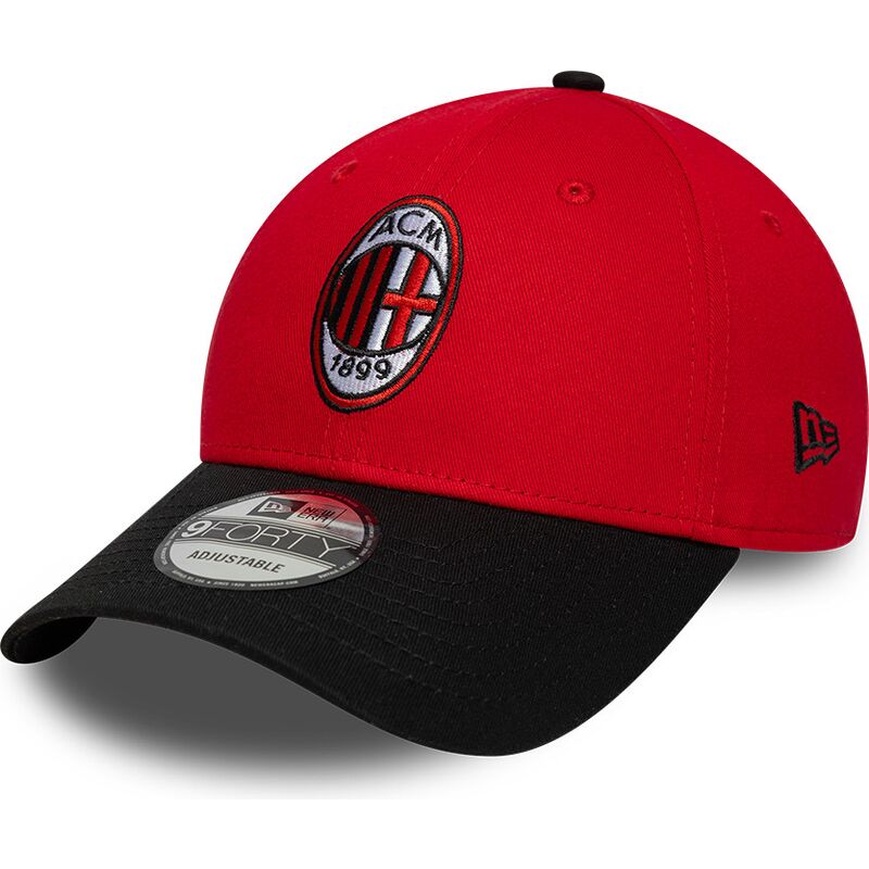 lippikset-kaareva-punainen-saadettava-nauha-9forty-contrast-ac-milan-serie-a-new-era
