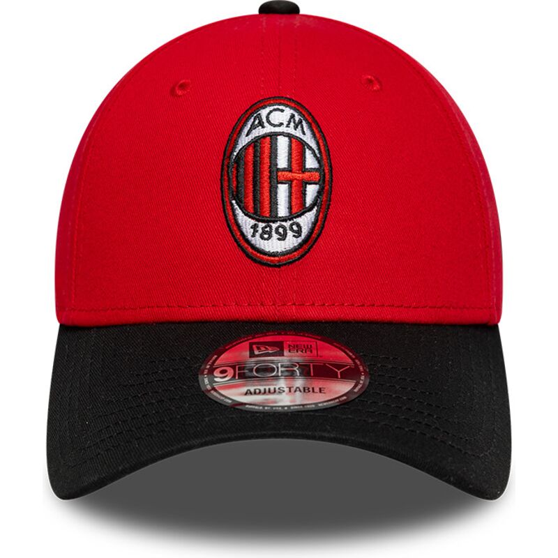 lippikset-kaareva-punainen-saadettava-nauha-9forty-contrast-ac-milan-serie-a-new-era