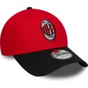 lippikset-kaareva-punainen-saadettava-nauha-9forty-contrast-ac-milan-serie-a-new-era