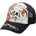 lippikset-kaareva-rekka-musta-snapback-before-dishonor-ed-hardy
