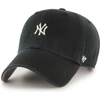 Lippikset kaareva musta säädettävä nauha Clean Up Base Runner Mini New York Yankees MLB 47 Brand