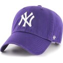 lippikset-kaareva-violetti-saadettava-nauha-clean-up-no-loop-label-new-york-yankees-mlb-47-brand