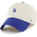 lippikset-kaareva-beige-saadettava-nauha-clean-up-base-runner-two-tone-los-angeles-dodgers-mlb-47-brand