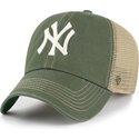 lippikset-kaareva-rekka-vihrea-snapback-clean-up-trawler-new-york-yankees-mlb-47-brand