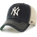lippikset-kaareva-rekka-musta-snapback-clean-up-trawler-new-york-yankees-mlb-47-brand