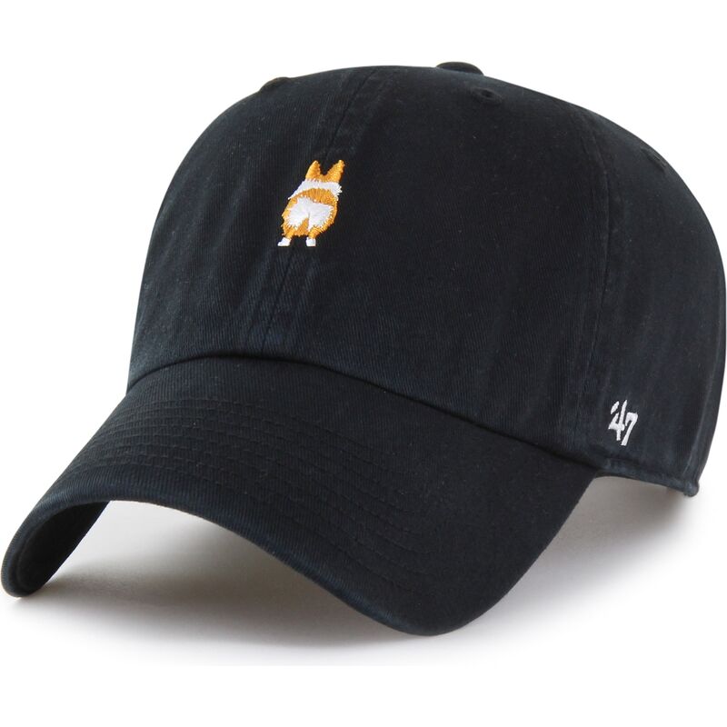 lippikset-kaareva-musta-saadettava-nauha-clean-up-base-runner-icon-dog-47-brand