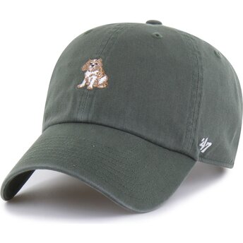 Lippikset kaareva vihreä säädettävä nauha Clean Up Base Runner Icon Dog 47 Brand