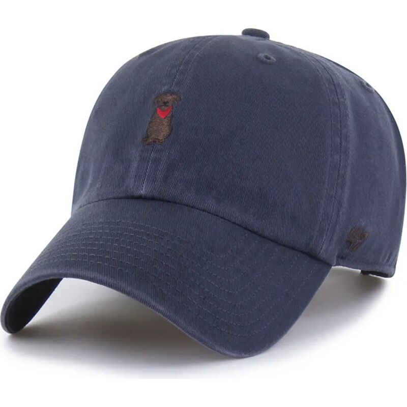 lippikset-kaareva-laivastonsininen-saadettava-nauha-clean-up-base-runner-icon-dog-vintage-navy-47-brand