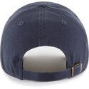 lippikset-kaareva-laivastonsininen-saadettava-nauha-clean-up-base-runner-icon-dog-vintage-navy-47-brand