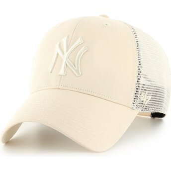 Lippikset kaareva rekka beige snapback MVP Branson New York Yankees MLB 47 Brand