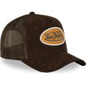 lippikset-kaareva-rekka-ruskea-snapback-fur14-von-dutch