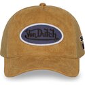 lippikset-kaareva-rekka-ruskea-snapback-fur17-von-dutch