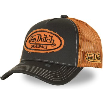 Lippikset kaareva rekka musta snapback URB05 Von Dutch