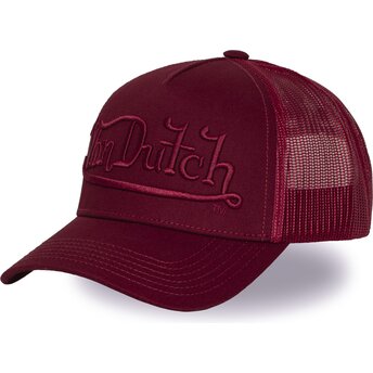Lippikset kaareva rekka punainen snapback EMB07 Von Dutch