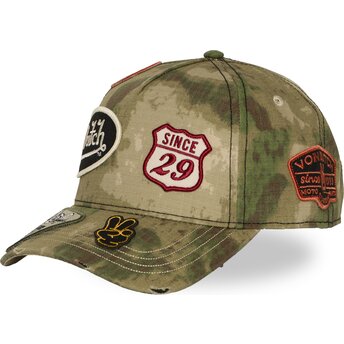 Lippikset kaareva maastokuvio snapback KAMO04 Von Dutch