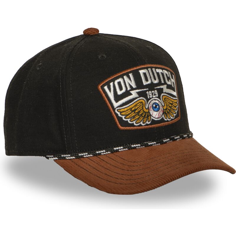 lippikset-kaareva-ruskea-snapback-sem16-von-dutch