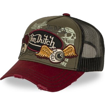 Lippikset kaareva rekka monivärinen snapback PATCHES17 Von Dutch