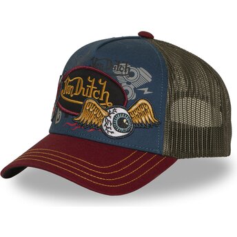Lippikset kaareva rekka monivärinen snapback PATCHES20 Von Dutch