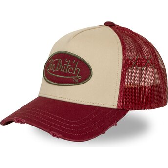 Lippikset kaareva rekka punainen snapback USED 16 Von Dutch