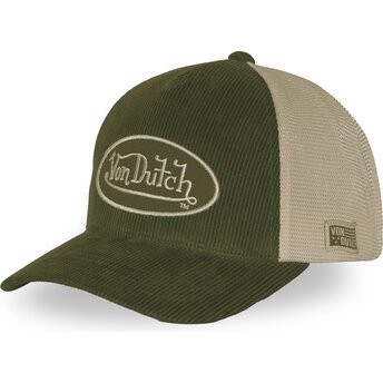 Lippikset kaareva rekka vihreä säädettävä nauha LOF B47 Von Dutch