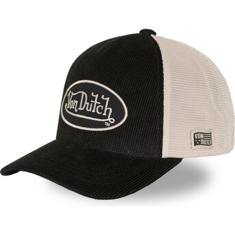 Lippikset kaareva rekka musta säädettävä nauha LOF B50 Von Dutch