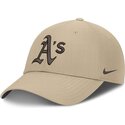 lippikset-kaareva-beige-saadettava-nauha-structured-uv-poly-ripstop-oakland-athletics-mlb-nike