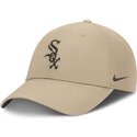 lippikset-kaareva-beige-saadettava-nauha-club-structured-uv-poly-ripstop-chicago-white-sox-mlb-nike