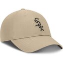 lippikset-kaareva-beige-saadettava-nauha-club-structured-uv-poly-ripstop-chicago-white-sox-mlb-nike