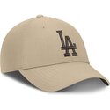 lippikset-kaareva-beige-saadettava-nauha-club-structured-uv-poly-ripstop-los-angeles-dodgers-mlb-nike
