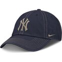 lippikset-kaareva-laivastonsininen-saadettava-nauha-fathers-day-club-unstructured-organic-cotton-new-york-yankees-mlb-nike