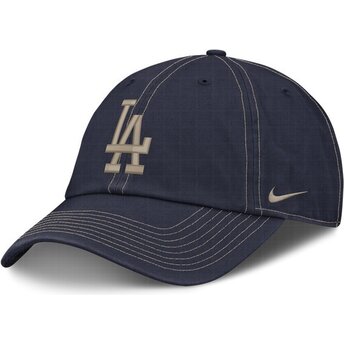 Lippikset kaareva laivastonsininen säädettävä nauha Fathers Day Club Unstructured Organic Cotton Los Angeles Dodgers MLB Nike