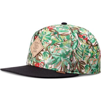 Lippikset litteä vihreä snapback Woven Jungle Djinns