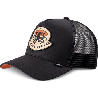 Lippikset kaareva rekka musta snapback HFT Rose Kraken Djinns