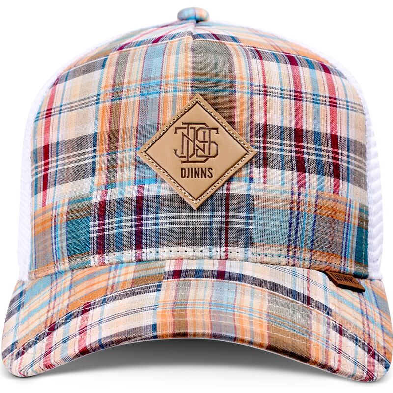 lippikset-kaareva-rekka-monivarinen-snapback-hft-patch-check-turquoise-djinns