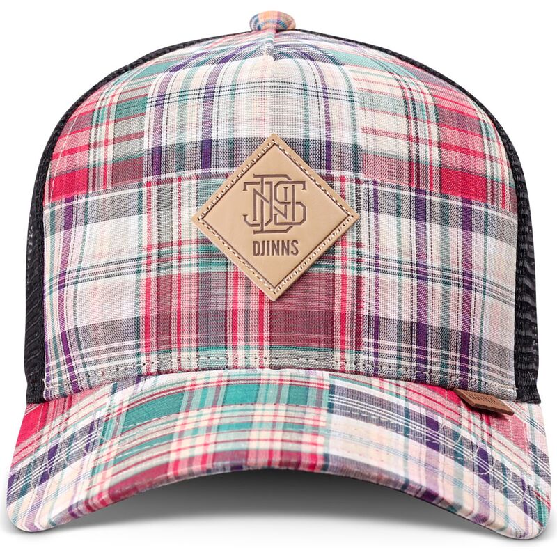 lippikset-kaareva-rekka-monivarinen-snapback-hft-patch-check-red-djinns