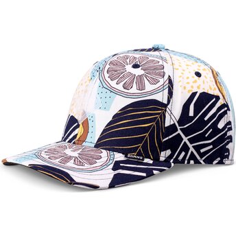 Lippikset kaareva sininen snapback TrueFit Aloha Blue Djinns
