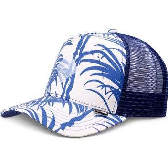 Lippikset kaareva rekka sininen snapback HFT Allover Palm Djinns