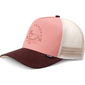 Lippikset kaareva rekka vaaleanpunainen snapback HFT Lazy Bird Djinns
