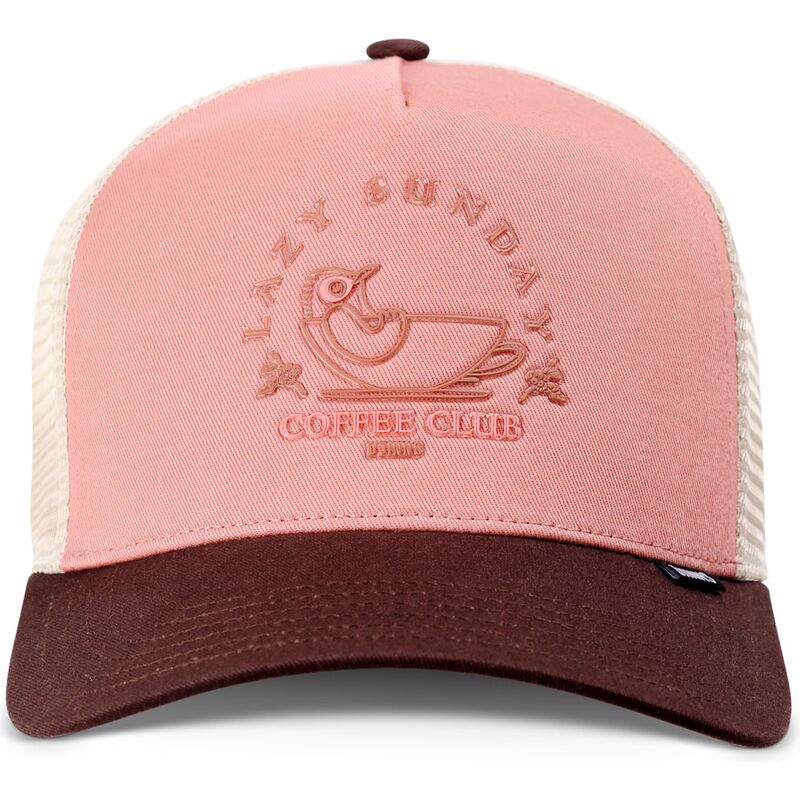 lippikset-kaareva-rekka-vaaleanpunainen-snapback-hft-lazy-bird-djinns lippikset-kaareva-rekka-vaaleanpunainen-snapback-hft-lazy-bird-djinns