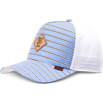 Lippikset kaareva rekka sininen snapback HFT Business Stripe Djinns