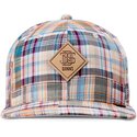 lippikset-littea-monivarinen-snapback-patch-check-turquioise-djinns