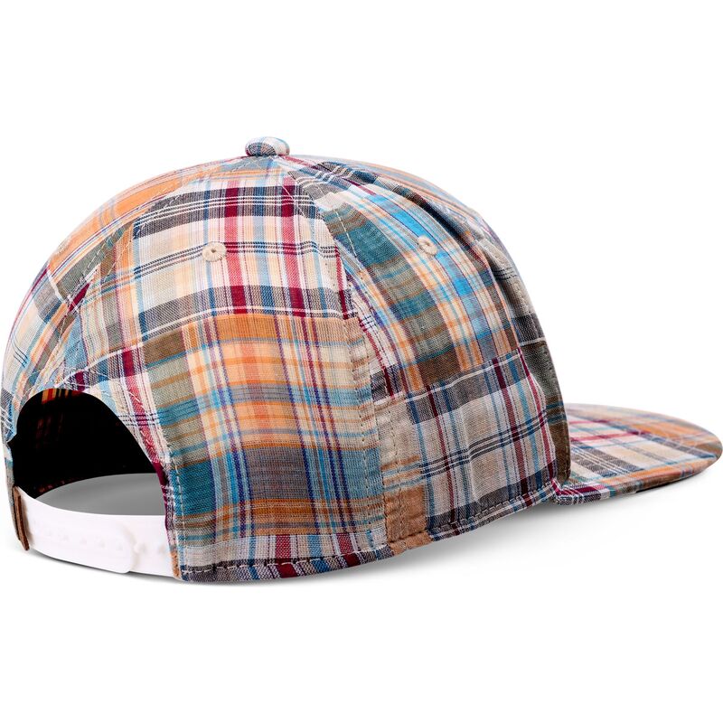 lippikset-littea-monivarinen-snapback-patch-check-turquioise-djinns