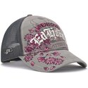 lippikset-kaareva-rekka-harmaa-snapback-floral-tattoo-city-vintage-wash-ed-hardy