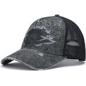 lippikset-kaareva-rekka-harmaa-snapback-flaming-gothic-skull-washed-ed-hardy