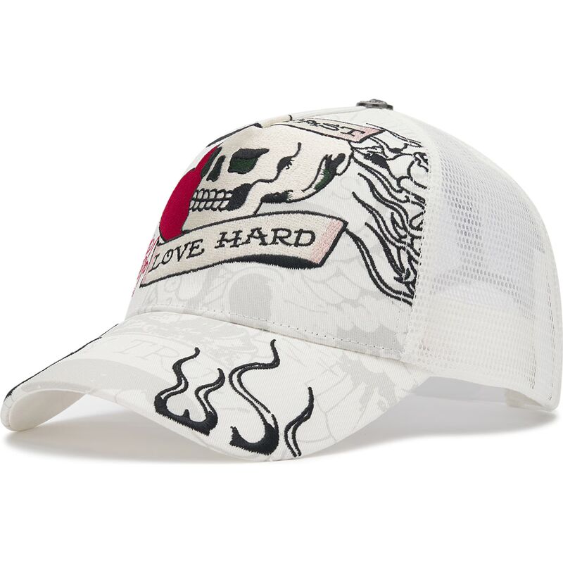 lippikset-kaareva-rekka-valkoinen-snapback-live-fast-love-hard-ed-hardy lippikset-kaareva-rekka-valkoinen-snapback-live-fast-love-hard-ed-hardy