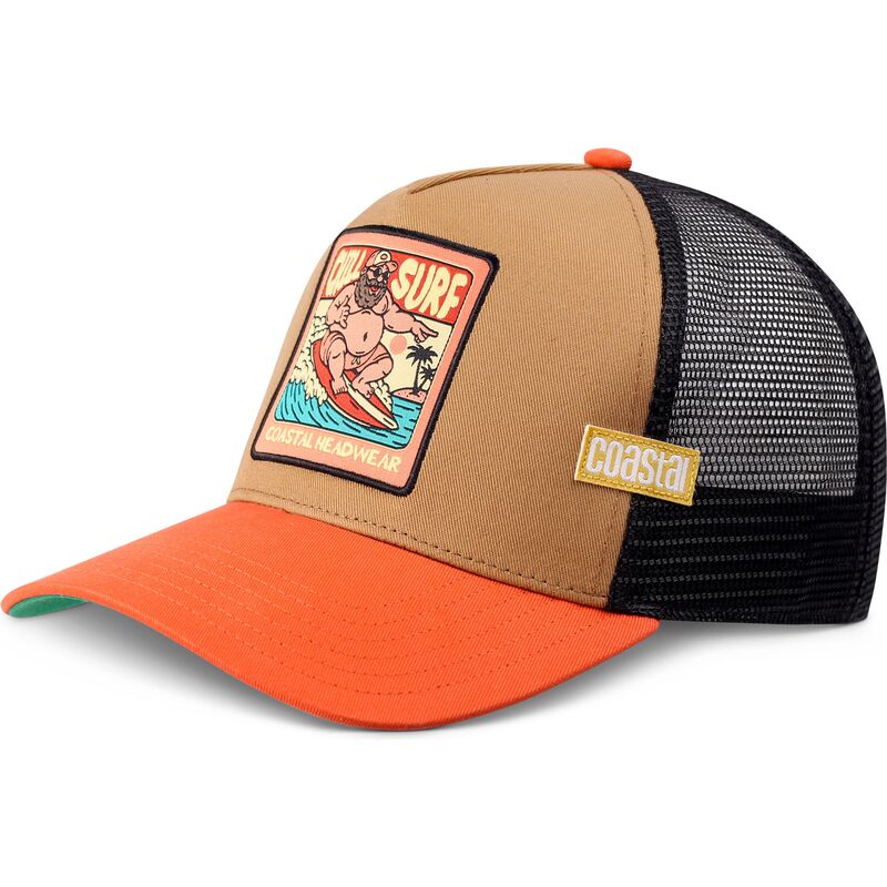 lippikset-kaareva-rekka-ruskea-snapback-hft-chill-surf-coastal
