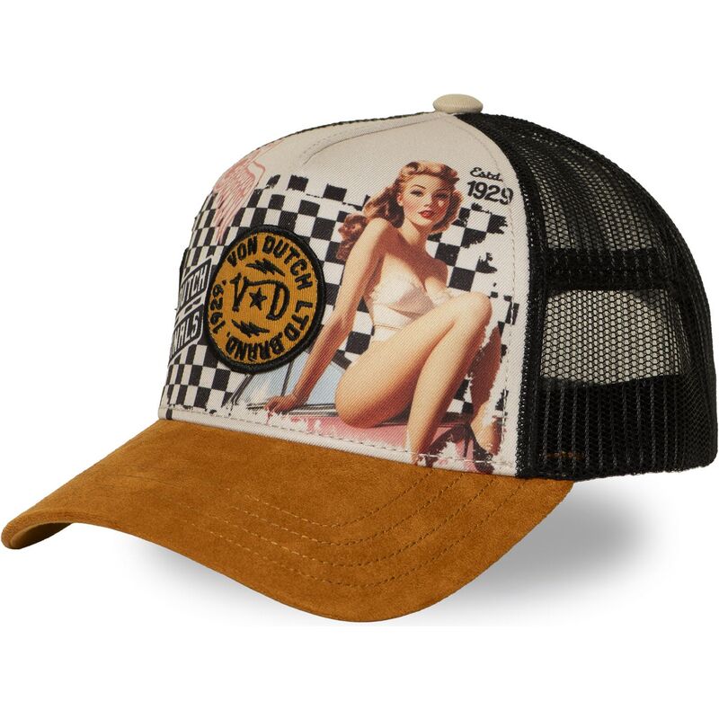 lippikset-kaareva-rekka-ruskea-snapback-subl23-von-dutch